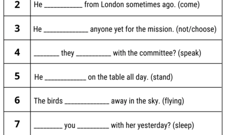 simple past tense worksheet