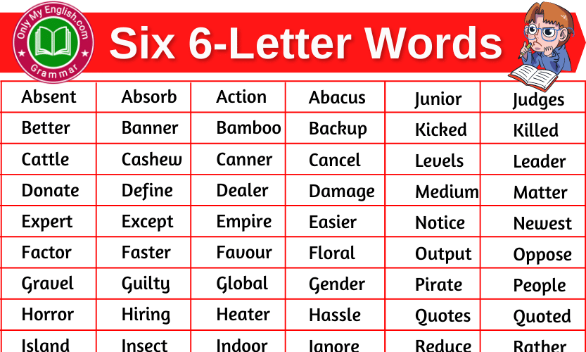 six letter words with resume
