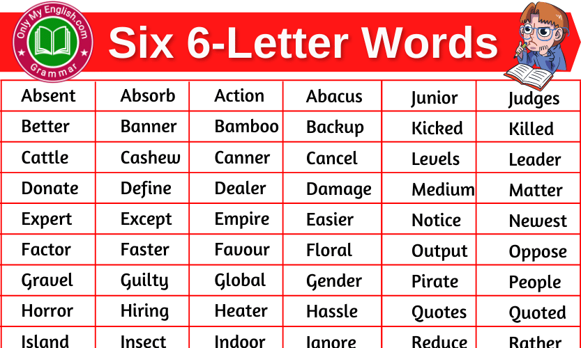 Six Letter Words Noti