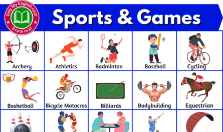 sports and games names