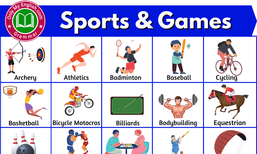 50 Different Types Of Sports Name In English