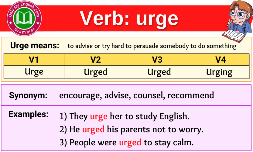 urge-verb-forms-past-tense-past-participle-v1v2v3-onlymyenglish