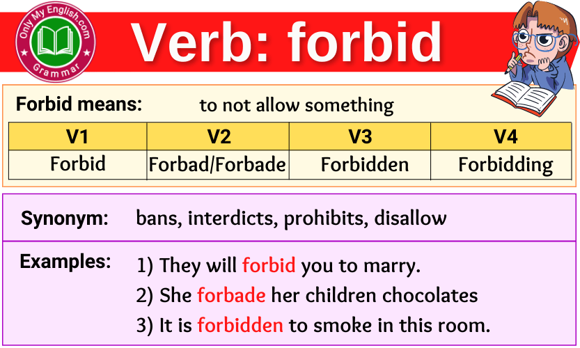 Forbid Use In Sentence