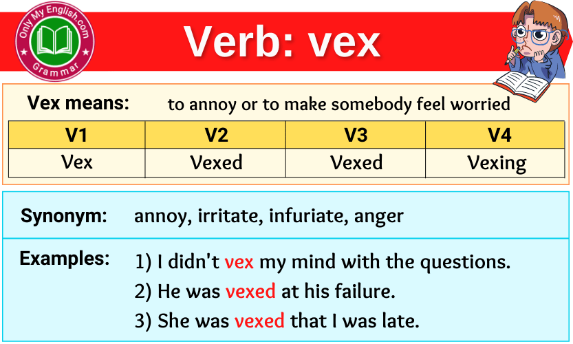 Is The Word Vexed A Verb