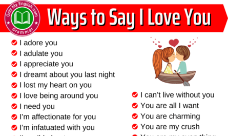 way to say i love you