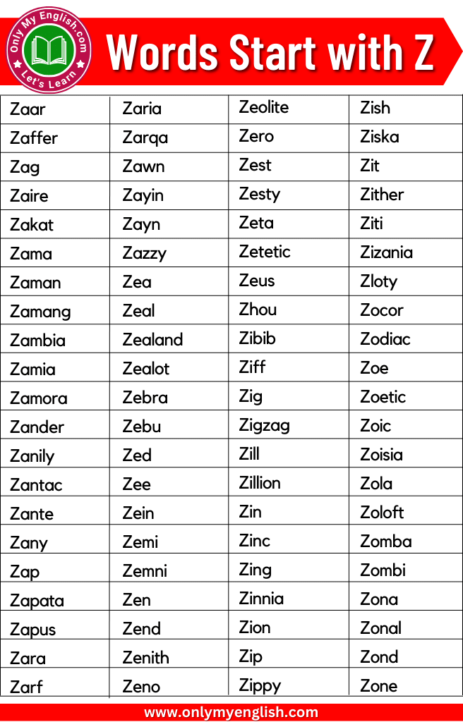 5 Letter Word With Z In The Middle